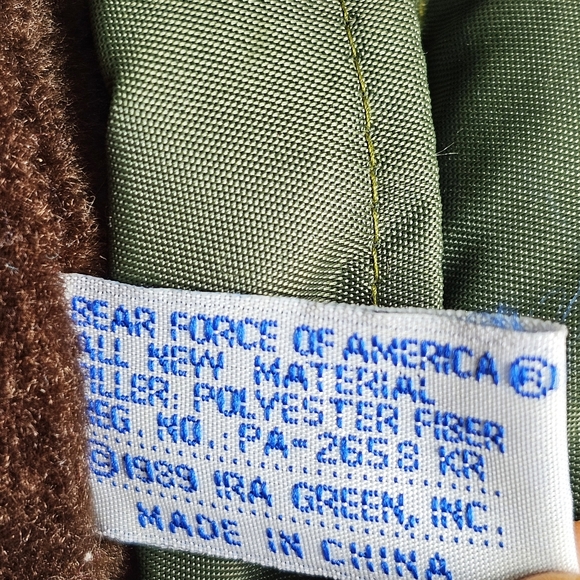 ✨ Vintage 1989 Bear Forces of America Military Teddy Bear – 21” – Ira Green Inc. - Picture 5 of 11